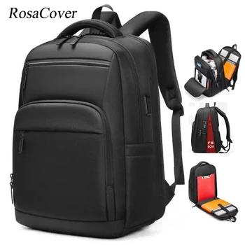 Многофункциональный 17-дюймовый рюкзак для ноутбука с USB-зарядкой, бизнес-водонепроницаемая дорожная сумка с возможностью расширения, компьютерные рюкзаки Mochilas