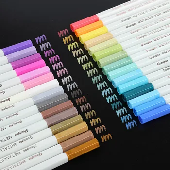 12/15/20/30 цветной фломастер art drawing metal color pen подходит для рисования декоративными предметами, такими как керамический целлофан