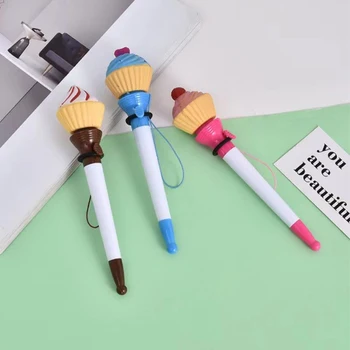 1 шт. Милые шариковые ручки для мороженого, креативная игрушечная ручка для катапультирования, Забавные Студенческие канцелярские принадлежности