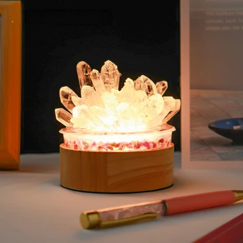 Натуральный прозрачный кварцевый кристалл Singel Point DIY Хрустальная лампа рейки исцеляющий домашний декор коллекция образцов минералов