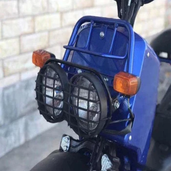 Для YAMAHA BWS100 Для HONDA Zoomer AF58 (Японская модель) Мотоцикл Скутер Пластиковая фара Защитная Крышка Сетка Для Фар
